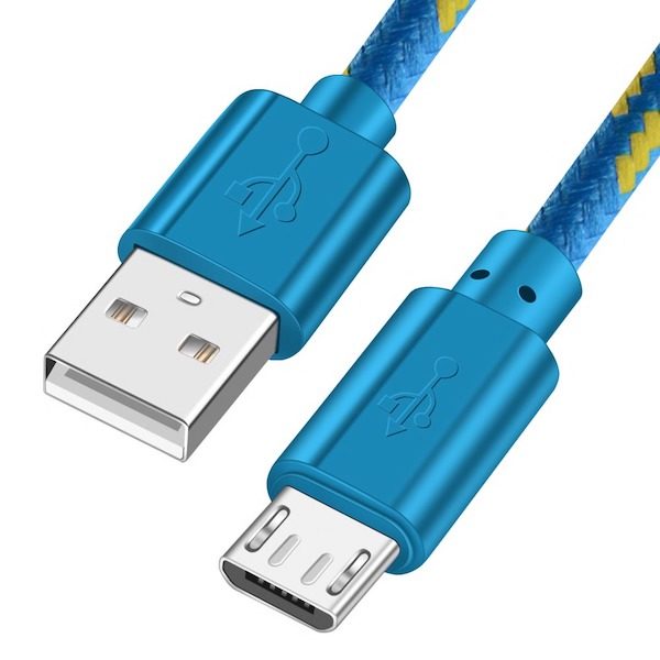 Cable micro USB 3m Couleur